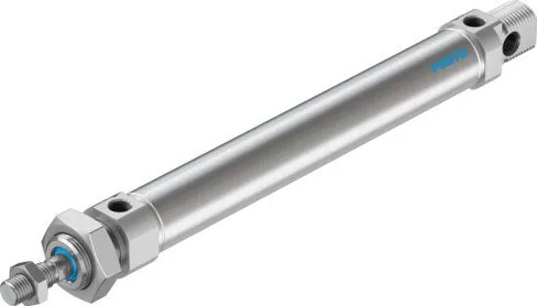 FESTO 1908319 — Пневмоцилиндр DSNU-25-150-PPV-A штоковый двусторонний 150мм 1...10бар 12X18H10T
