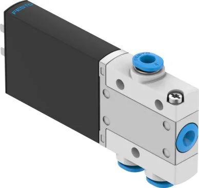 FESTO 196155 — Распределитель с эл.магнитным управлением MHE2-MS1H-3/20-QS-4 24 VDC