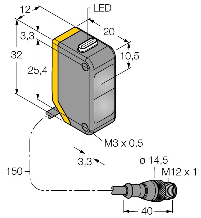 TURCK 3078280 — Датчик оптический
