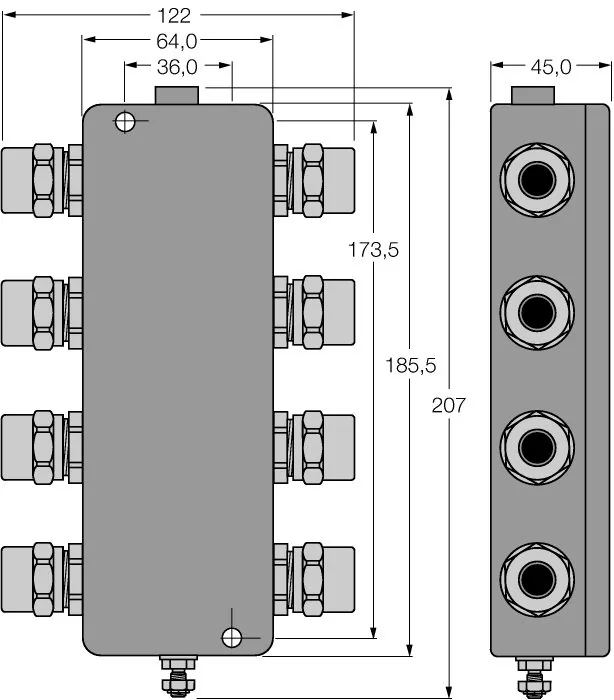 TURCK 6611419 — Коробка соединительная